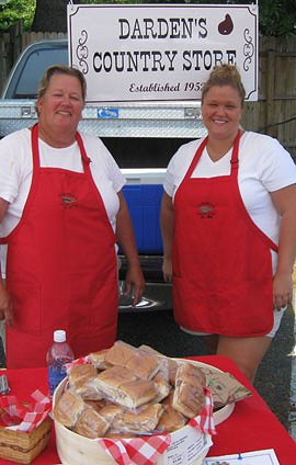 Dee Dee and Carrie at Old Towne Curb Market